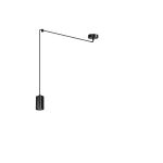 Emibig Pendelleuchte Traker Stahl Schwarz | Geeignet für 1x GU10 - Max 10W